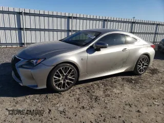 2015 Lexus RC 350 with VIN JTHSE5BCXF5000905, listed as a Copart auction lot 42758555 with 196,613 mi miles and Salvage Title. Bid and sale history available at carsss.com. Image 1.