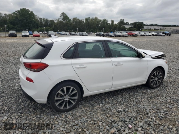 2018 Hyundai Elantra GT with VIN KMHH35LE3JU038536, listed as a Copart auction lot 71703894 with 53,305 mi miles and Salvage Title. Bid and sale history available at carsss.com. Image 3.