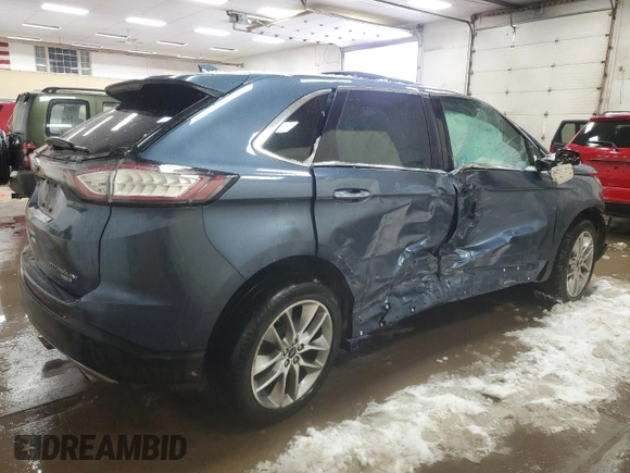 2018 Ford Edge Titanium with VIN 2FMPK4K90JBC40012, listed as a Copart auction lot 53354885 with 78,175 mi miles and Clean Title. Bid and sale history available at carsss.com. Image 3.