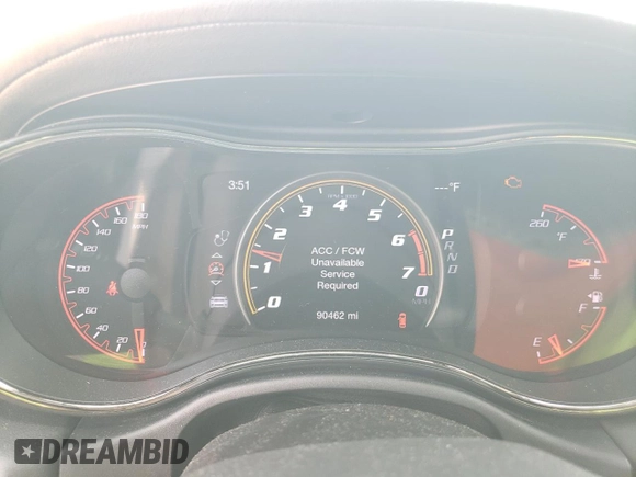 2018 Dodge Durango SRT with VIN 1C4SDJGJ9JC232355, listed as a Copart auction lot 54724685 with 90,462 mi miles and Salvage title. Bid and sale history available at DreamBid. Image 9.