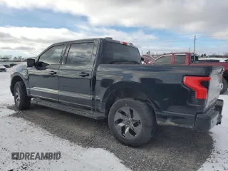 2024 Ford F-150 Lightning Flash with VIN 1FT6W3L76RWG12085, listed as a Copart auction lot 87181614 with 17,444 mi miles and Salvage title. Bid and sale history available at DreamBid. Image 2.