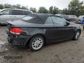 2010 BMW 1 Series 128i with VIN WBAUL7C54AVJ78150, listed as a Copart auction lot 72537144 with 207,665 mi miles and Salvage Title. Bid and sale history available at carsss.com. Image 3.