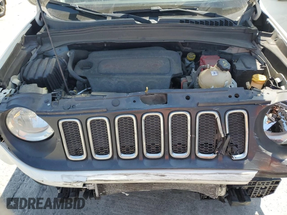 2018 Jeep Renegade Sport with VIN ZACCJBAB2JPJ53896, listed as a Copart auction lot 62912805 with 105,214 mi miles and Salvage title. Bid and sale history available at DreamBid. Image 12.