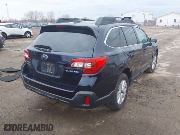 2018 Subaru Outback Premium with VIN 4S4BSAFC7J3375695, listed as a IAAI auction lot 41755172 with 99,458 mi miles and . Bid and sale history available at DreamBid. Image 4.