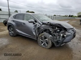 2019 Lexus NX 300h with VIN JTJBJRBZ1K2106287, listed as a Copart auction lot 50622065 with 56,259 mi miles and Salvage title. Bid and sale history available at DreamBid. Image 4.