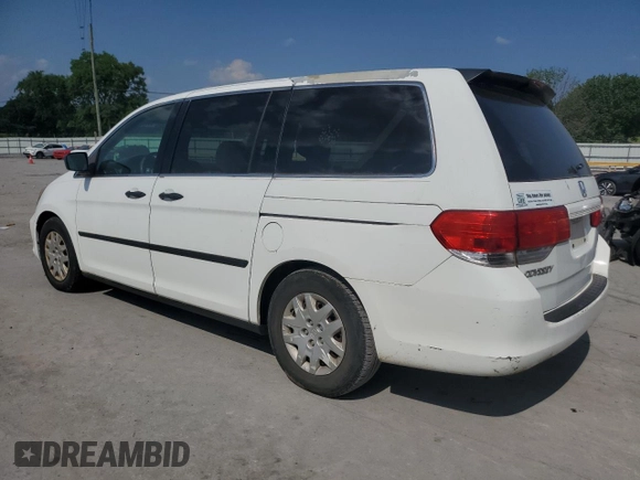 2009 Honda Odyssey LX with VIN 5FNRL38259B040742, listed as a Copart auction lot 59397975 with 161,562 mi miles and Clean title. Bid and sale history available at DreamBid. Image 2.