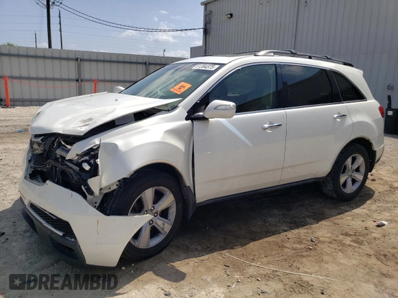 2010 Acura MDX with VIN 2HNYD2H26AH525905, listed as a Copart auction lot 51384375 with Not Provided miles and Salvage Title. Bid and sale history available at carsss.com. Image 1.