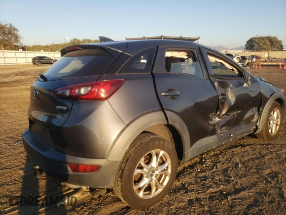 2017 Mazda CX-3 Sport with VIN JM1DKDB78H0155923, listed as a Copart auction lot 81420504 with 103,831 mi miles and Salvage Title. Bid and sale history available at carsss.com. Image 3.
