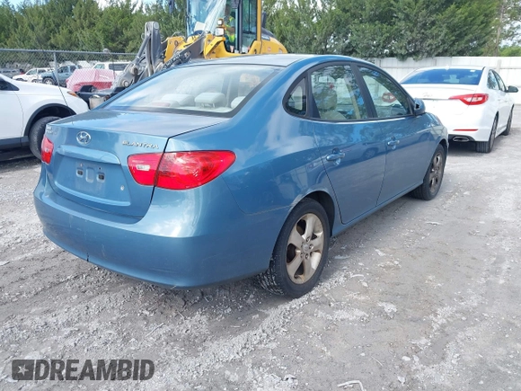 2007 Hyundai Elantra GLS with VIN KMHDU46D57U074925, listed as a IAAI auction lot 42229958 with 207,766 mi miles and . Bid and sale history available at DreamBid. Image 4.