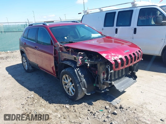 2016 Jeep Cherokee Latitude with VIN 1C4PJMCB6GW111885, listed as a IAAI auction lot 42030320 with 169,148 mi miles and . Bid and sale history available at carsss.com. Image 1.