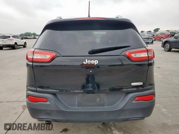 2017 Jeep Cherokee Latitude with VIN 1C4PJLCB1HW650961, listed as a Copart auction lot 54861855 with 117,799 mi miles and Salvage Title. Bid and sale history available at carsss.com. Image 6.