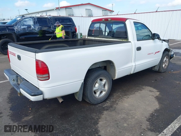 1999 Dodge Dakota SLT with VIN 1B7FL26X9XS109444, listed as a IAAI auction lot 41753871 with 254,190 mi miles. Bid and sale history available at carsss.com. Image 4.