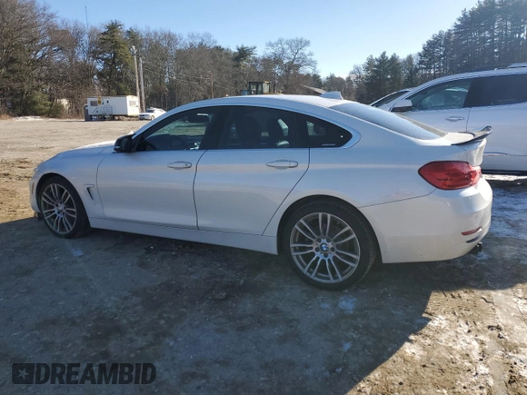 2016 BMW 4 Series 428i xDrive with VIN WBA4C9C50GG135613, listed as a Copart auction lot 87655245 with 89,568 mi miles and Salvage Title. Bid and sale history available at DreamBid. Image 2.