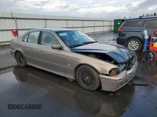 2003 BMW 5 Series 530iA with VIN WBADT63493CK31392, listed as a Copart auction lot 77869504 with 0 mi miles and Salvage Title. Bid and sale history available at carsss.com. Image 4.
