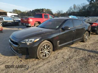 2022 Kia Stinger GT-Line with VIN KNAE35LD4N6113864, listed as a Copart auction lot 47100375 with 47,264 mi miles and Salvage Title. Bid and sale history available at carsss.com. Image 1.