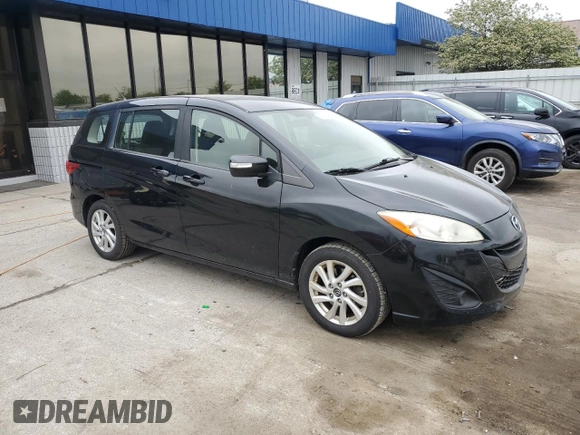 2015 Mazda 5 Sport with VIN JM1CW2BLXF0184094, listed as a Copart auction lot 56618405 with 98,757 mi miles and Salvage title. Bid and sale history available at DreamBid. Image 4.