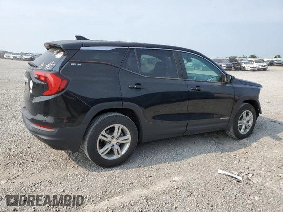 2021 GMC Terrain SLE with VIN 3GKALMEVXML371350, listed as a Copart auction lot 59190475 with 45,443 mi miles and Salvage title. Bid and sale history available at DreamBid. Image 3.
