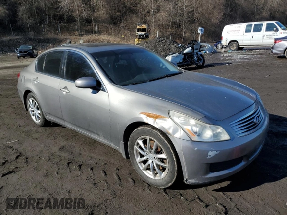 2008 Infiniti G35 x with VIN JNKBV61F58M258856, listed as a Copart auction lot 47065885 with 198,043 mi miles and Salvage Title. Bid and sale history available at DreamBid. Image 4.