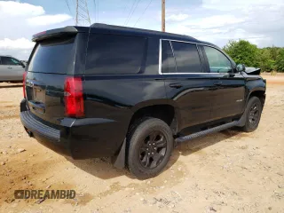 2019 Chevrolet Tahoe LS z VIN 1GNSKAKC8KR399407, wystawiony jako Copart lot #55696355 z przebiegiem 83 903 mil mil oraz Szkoda całkowita • Salvage title. Historia ofert i sprzedaży dostępna na DreamBid. Obrazek 3.