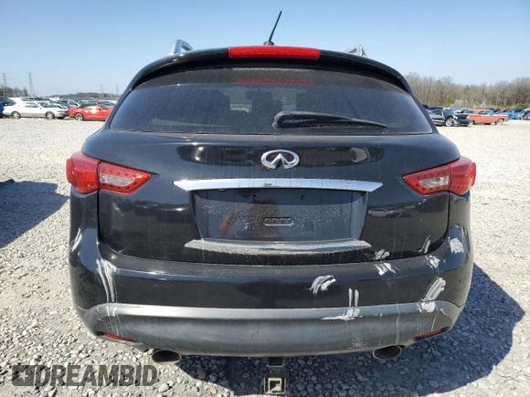 2010 Infiniti FX with VIN JN8AS1MU0AM802905, listed as a Copart auction lot 47649835 with Not Provided miles and Clean Title. Bid and sale history available at DreamBid. Image 6.