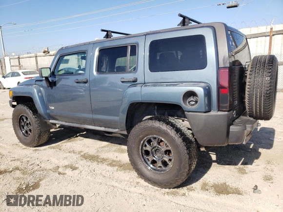 2007 Hummer H3 SUV with VIN 5GTDN13E378129872, listed as a Copart auction lot 69515974 with 166,803 mi miles and Salvage Title. Bid and sale history available at carsss.com. Image 2.