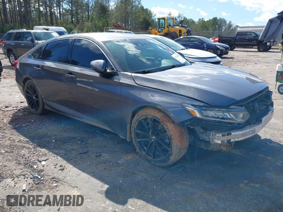 2019 Honda Accord Sedan Sport 1.5T with VIN 1HGCV1F37KA148067, listed as a IAAI auction lot 41724588 with 91,659 mi miles. Bid and sale history available at carsss.com. Image 1.