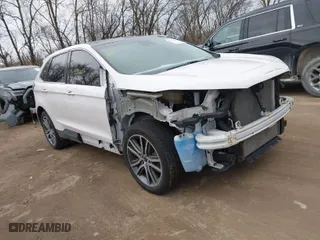 2019 Ford Edge Titanium with VIN 2FMPK3K96KBB68132, listed as a IAAI auction lot 41742275 with 91,339 mi miles. Bid and sale history available at carsss.com. Image 1.