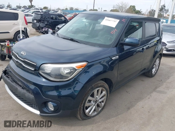 2018 Kia Soul + with VIN KNDJP3A58J7541138, listed as a IAAI auction lot 41667735 with 48,870 mi miles. Bid and sale history available at carsss.com. Image 2.
