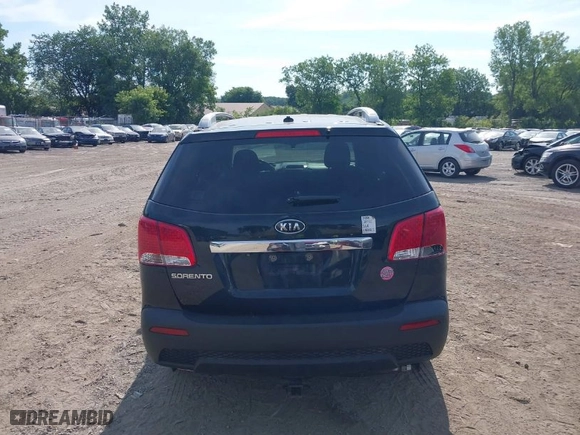 2012 Kia Sorento LX with VIN 5XYKT3A63CG215407, listed as a IAAI auction lot 39750192 with 1 mi miles. Bid and sale history available at carsss.com. Image 15.