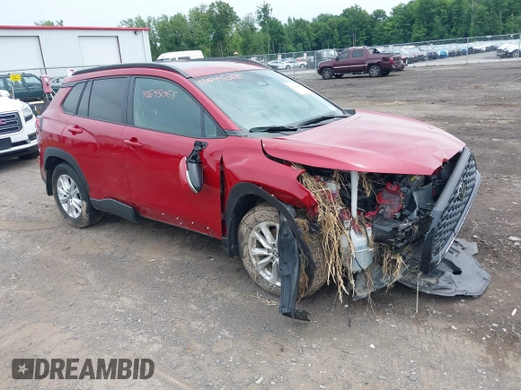 2023 Toyota Corolla Cross LE with VIN 7MUBAABGXPV044963, listed as a IAAI auction lot 42645065 with 30,790 mi miles and . Bid and sale history available at DreamBid. Image 1.