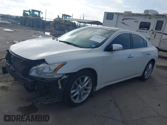 2010 Nissan Maxima SV with VIN 1N4AA5AP8AC823842, listed as a IAAI auction lot 42590129 with 71,995 mi miles and . Bid and sale history available at DreamBid. Image 2.