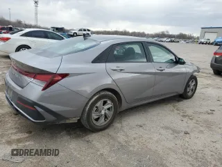 2024 Hyundai Elantra SE with VIN KMHLL4DG0RU730916, listed as a Copart auction lot 47257425 with 24,036 mi miles and Salvage Title. Bid and sale history available at DreamBid. Image 3.