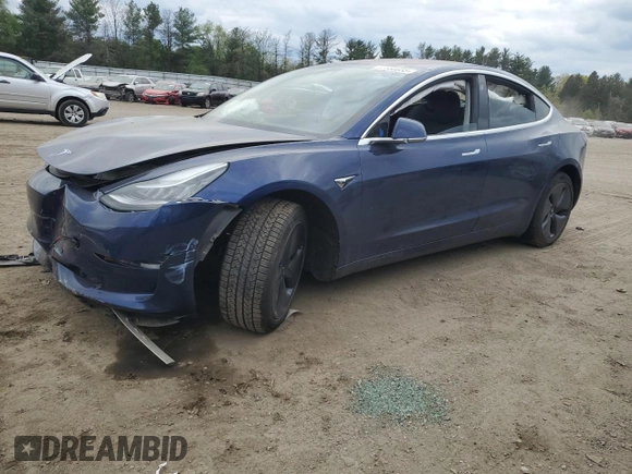 2018 Tesla Model 3 Long Range Battery with VIN 5YJ3E1EA9JF013144, listed as a Copart auction lot 53880835 with Not Provided miles and Salvage Title. Bid and sale history available at DreamBid. Image 1.