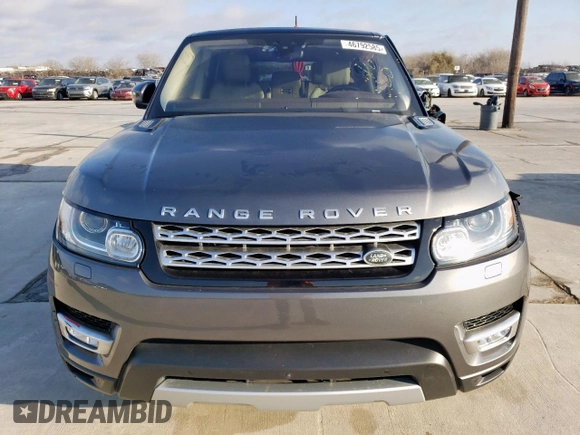 2017 Land Rover Range Rover Sport HSE with VIN SALWR2FV7HA125526, listed as a Copart auction lot 46792585 with 97,676 mi miles and Salvage Title. Bid and sale history available at carsss.com. Image 5.