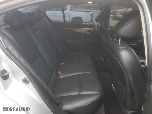 2014 Infiniti Q50 with VIN JN1BV7AP0EM688292, listed as a Copart auction lot 44427385 with 174,233 mi miles and Salvage Title. Bid and sale history available at carsss.com. Image 10.