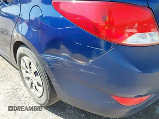 2016 Hyundai Accent SE with VIN KMHCT4AE0GU031186, listed as a IAAI auction lot 42027511 with 128,583 mi miles. Bid and sale history available at carsss.com. Image 6.