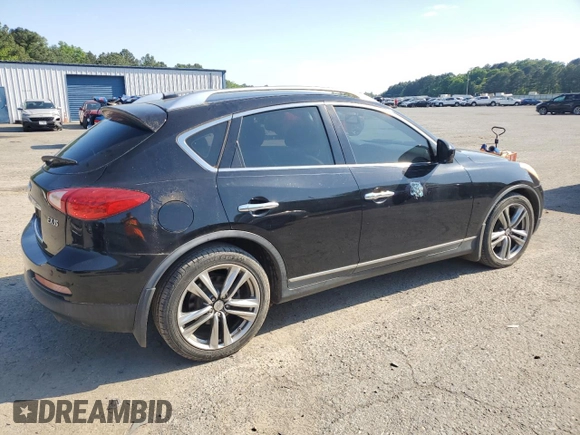 2012 Infiniti EX35 Journey with VIN JN1AJ0HP6CM400731, listed as a Copart auction lot 52184845 with 0 mi miles and Salvage Title. Bid and sale history available at carsss.com. Image 3.