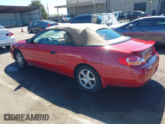 2002 Toyota Solara SE with VIN 2T1FF28P42C599564, listed as a IAAI auction lot 41881489 with 109,928 mi miles and . Bid and sale history available at DreamBid. Image 3.