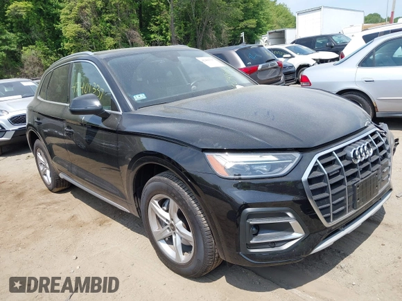2023 Audi Q5 Premium with VIN WA1ABAFY2P2001869, listed as a IAAI auction lot 42401337 with 25,256 mi miles and . Bid and sale history available at DreamBid. Image 13.