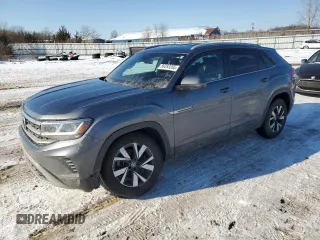 2022 Volkswagen Atlas SE with VIN 1V2LC2CA1NC206324, listed as a Copart auction lot 43214765 with 65,334 mi miles and Salvage title. Bid and sale history available at DreamBid. Image 1.