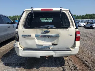 2008 Ford Expedition Max Limited with VIN 1FMFK20538LA42213, listed as a Copart auction lot 61907205 with 282,067 mi miles and Salvage title. Bid and sale history available at DreamBid. Image 6.