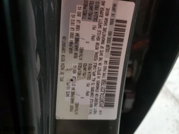 2018 Mazda CX-3 Grand Touring with VIN JM1DKFD74J0317898, listed as a Copart auction lot 41859085 with 92,216 mi miles and Salvage Title. Bid and sale history available at carsss.com. Image 14.