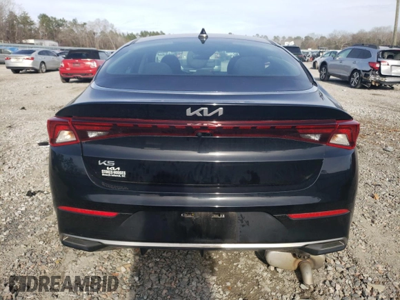 2024 Kia K5 LXS with VIN 5XXG14J24RG239257, listed as a Copart auction lot 42854365 with 27,608 mi miles and Salvage Title. Bid and sale history available at carsss.com. Image 6.