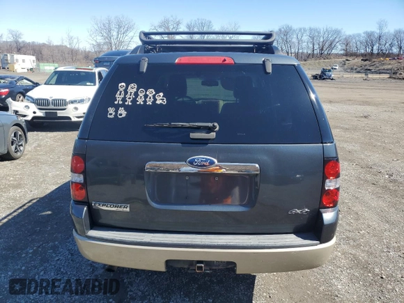 2010 Ford Explorer Eddie Bauer with VIN 1FMEU7EE5AUA82806, listed as a Copart auction lot 49945805 with 167,437 mi miles and Clean Title. Bid and sale history available at carsss.com. Image 6.