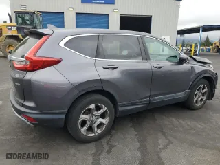 2017 Honda CR-V EX-L with VIN 2HKRW2H82HH604479, listed as a Copart auction lot 53005345 with 55,844 mi miles and Salvage Title. Bid and sale history available at carsss.com. Image 3.