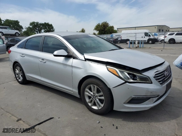 2015 Hyundai Sonata 2.4L SE with VIN 5NPE24AF4FH165961, listed as a Copart auction lot 52826955 with 88,269 mi miles and Salvage Title. Bid and sale history available at carsss.com. Image 4.