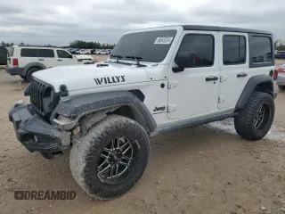2023 Jeep Wrangler Sport S with VIN 1C4HJXDN3PW522353, listed as a Copart auction lot 86645234 with 17,562 mi miles and Salvage Title. Bid and sale history available at DreamBid. Image 1.
