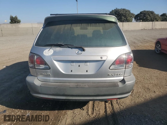 2002 Lexus RX 300 with VIN JTJGF10U820124281, listed as a Copart auction lot 75043184 with 160,863 mi miles and Salvage Title. Bid and sale history available at carsss.com. Image 6.