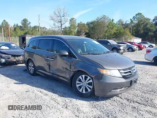 2016 Honda Odyssey EX-L with VIN 5FNRL5H65GB022236, listed as a IAAI auction lot 40761542 with 236,979 mi miles. Bid and sale history available at carsss.com. Image 1.