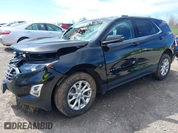 2019 Chevrolet Equinox LT z VIN 3GNAXUEV1KL297594, wystawiony jako IAAI lot #42165836 z przebiegiem 85 519 mil mil oraz . Historia ofert i sprzedaży dostępna na DreamBid. Obrazek 2.